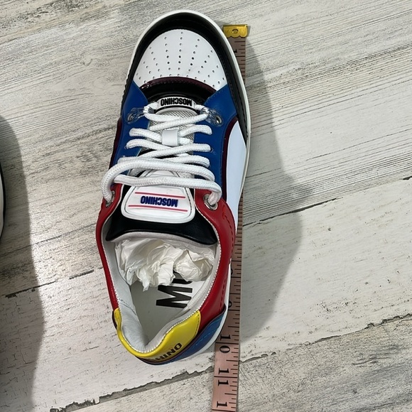 Moschino Kevin 40 Color block Sneakers New Size 38 - Picture 12 of 15
